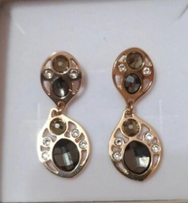 orecchini boccadamo a goccia pendenti con zirconi