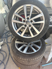 Cerchio in Lega ORIGINALE Gommato Uniroyal Rain Sport 5 225 45 R 17 AUDI OEM