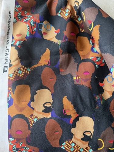Tessuto facce afroamericane - tessuto,