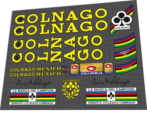 Colnago mexico yellow - colnago, yellow/black
