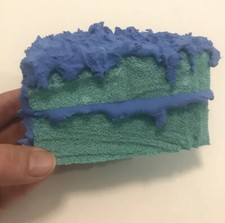 Fetta/pezzo finta unicorno