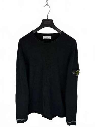 Black stone island sweater - black,