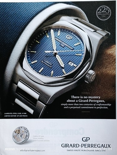 Pubblicità stampa orologio