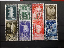 1937 REGNO FRANCOBOLLI BIMILLENARIO AUGUSTO SERIETTA BASSI VALORI USATI al 10%