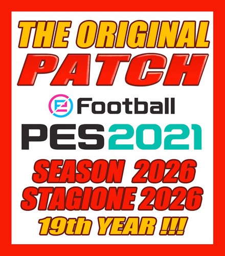 Original patch pes - pes, 2021