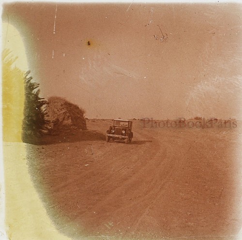 Auto epoca nel deserto - d'epoca,