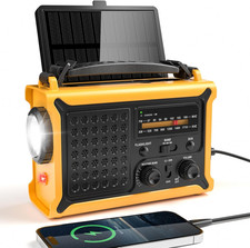 Radio Solare a Manovella Con