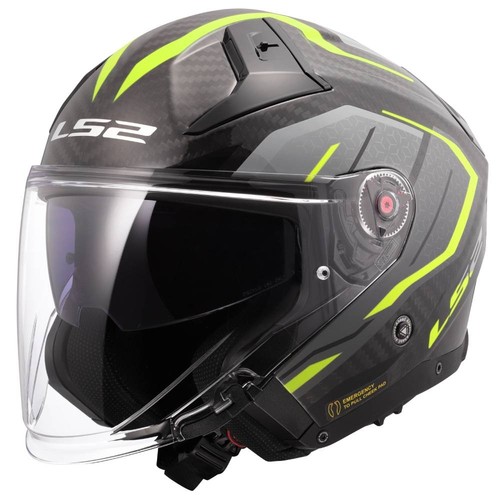 Casco jet carbonio ls2 - casco,
