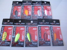 Nomura Isei Aki Micro Cucchiai da Pesca Tackle Bait 1,4 g - 3 g/2,5 cm - 3,2 cm