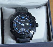 OROLOGIO NAUTICA NERO E BLU