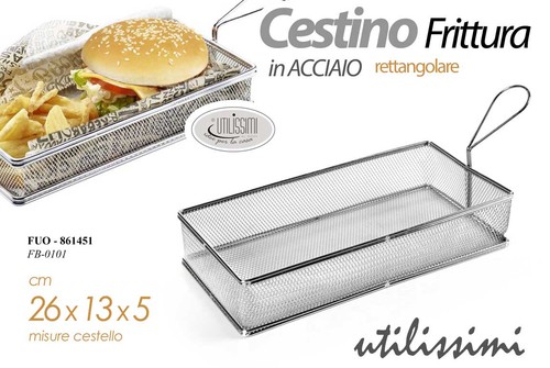 Cestino frittura cestello - cestino,