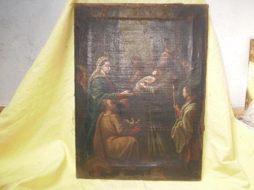 Antico depinto dell - 600, olio