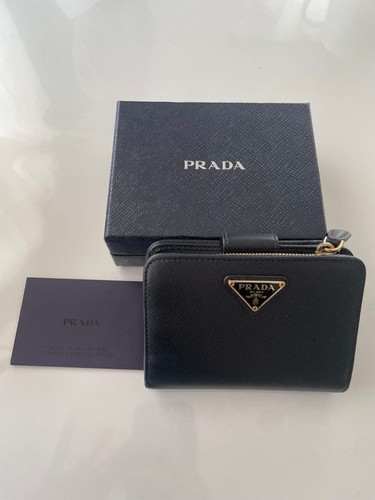 Portafoglio prada nero bifold - nero,