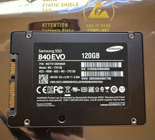 Samsung 840 evo 120 5 - gb, 2,5"