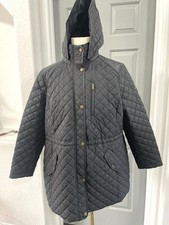 Lauren Ralph Lauren giacca trapuntata donna diamantata con rifiniture in ecopelle - 1X