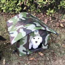 CUCCIA PER CANI DA ESTERNO GATTI IMPERMEABILE MIMETICA