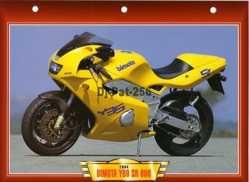 Fiche moto bimota - yb-9, sr