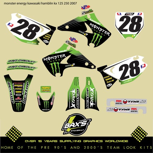 Monster energy kawasaki 125 - monster, kx