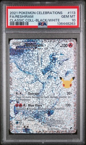 Psa pokemon celebrazioni - psa, 10