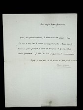 Pierre BENOIT - lettera autografa firmata