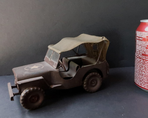 Luxia rare jeep en tole - us,