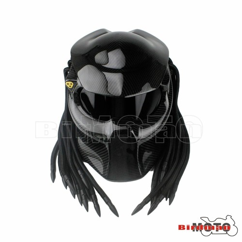 Nuovo casco predator nero - nuovo,