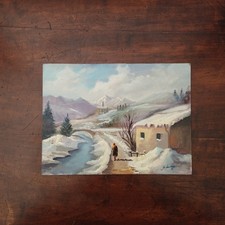 dipinto olio su legno