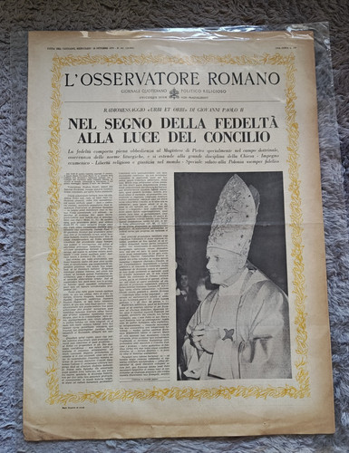 Giornale osservatore romano - giornale,