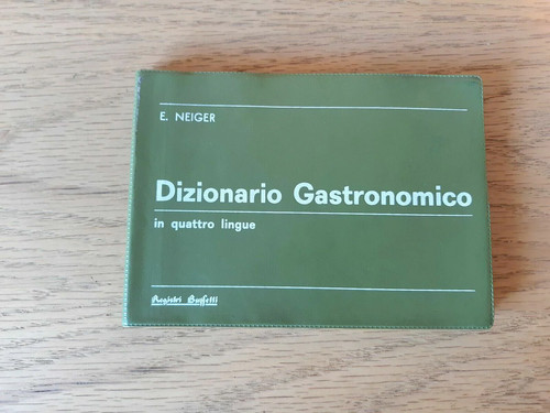 Dizionario gastronomico - dizionario,