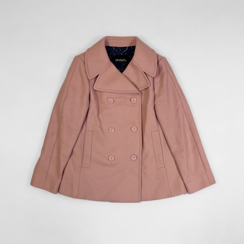 Cappotto max mara rosa lana - rosa,