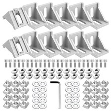 12 Pezzi Staffe Angolari per