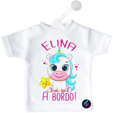 Mini t-shirt bimbo a bordo per