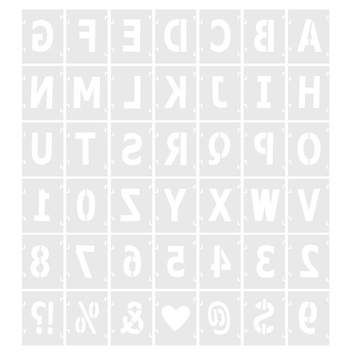 Pezzi stencil per - 42, 6"