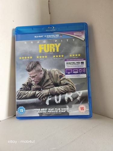 Fury blu ray brad pitt - fury, blu-ray
