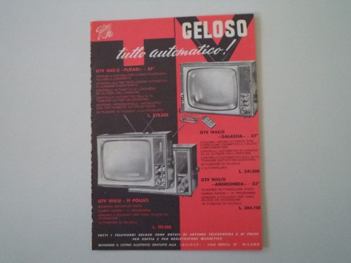 Advertising pubblicità 1962 - advertising,