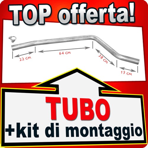 Tubo finale per mercedes - per, t2/l