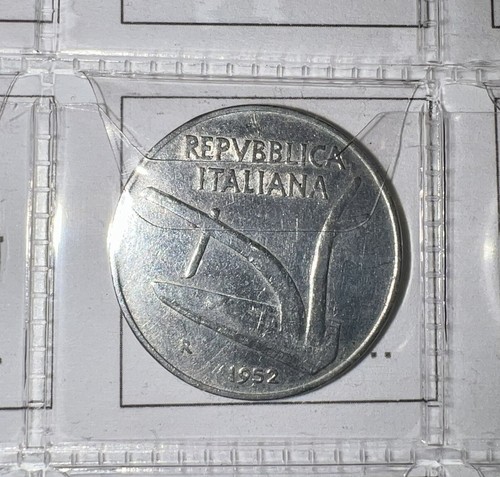 Lire del 1952 - 10, repubblica