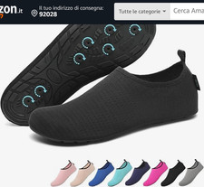 Saguaro Scarpe da Scoglio Asciugatura Rapida con 7 Fori di Drenaggio Unisex