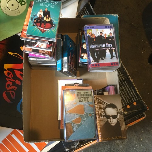 Various cassettes singles - various,