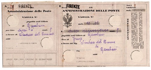 Regno vaglia postale c - ,,