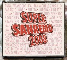 VARI COMPILATION BOX 2 CD "SUPER SANREMO 2008" 2008 COLUMBIA/SONY 88697273122
