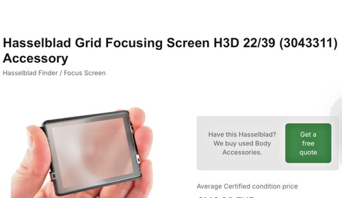 Hasselblad grid focusing - hasselblad,