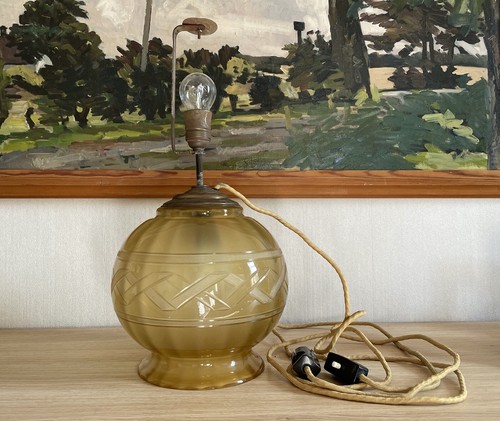 Art deco lampada tavolo - lampada, da