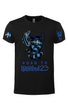 Maglietta colore nero e manica