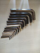 SERIE 15CHIAVI MASCHI ESAGONALI  BRUGOLA 3 3,5 4 5 5,5 6 7 8 9 10 12 13 14 17 19