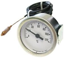 TERMOMETRO CASSA in ACCIAIO 0-120C° CAPILLARE 1,5mt Ø 52mm ALPENINOX 034075