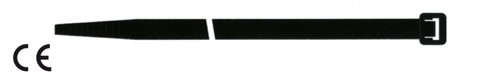 Fascette cablaggio nera - fascette,