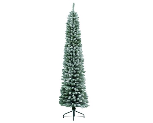 Albero natale innevato slim - di,