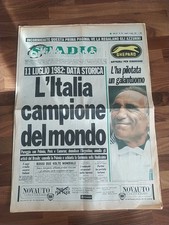CALCIO 1982 ITALIA CAMPIONE DEL MONDO STADIO CORRIERE DELLO SPORT 11 LUGLIO 1982