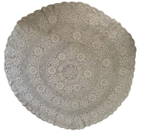 Tovaglia vintage fatta mano - tovaglia,